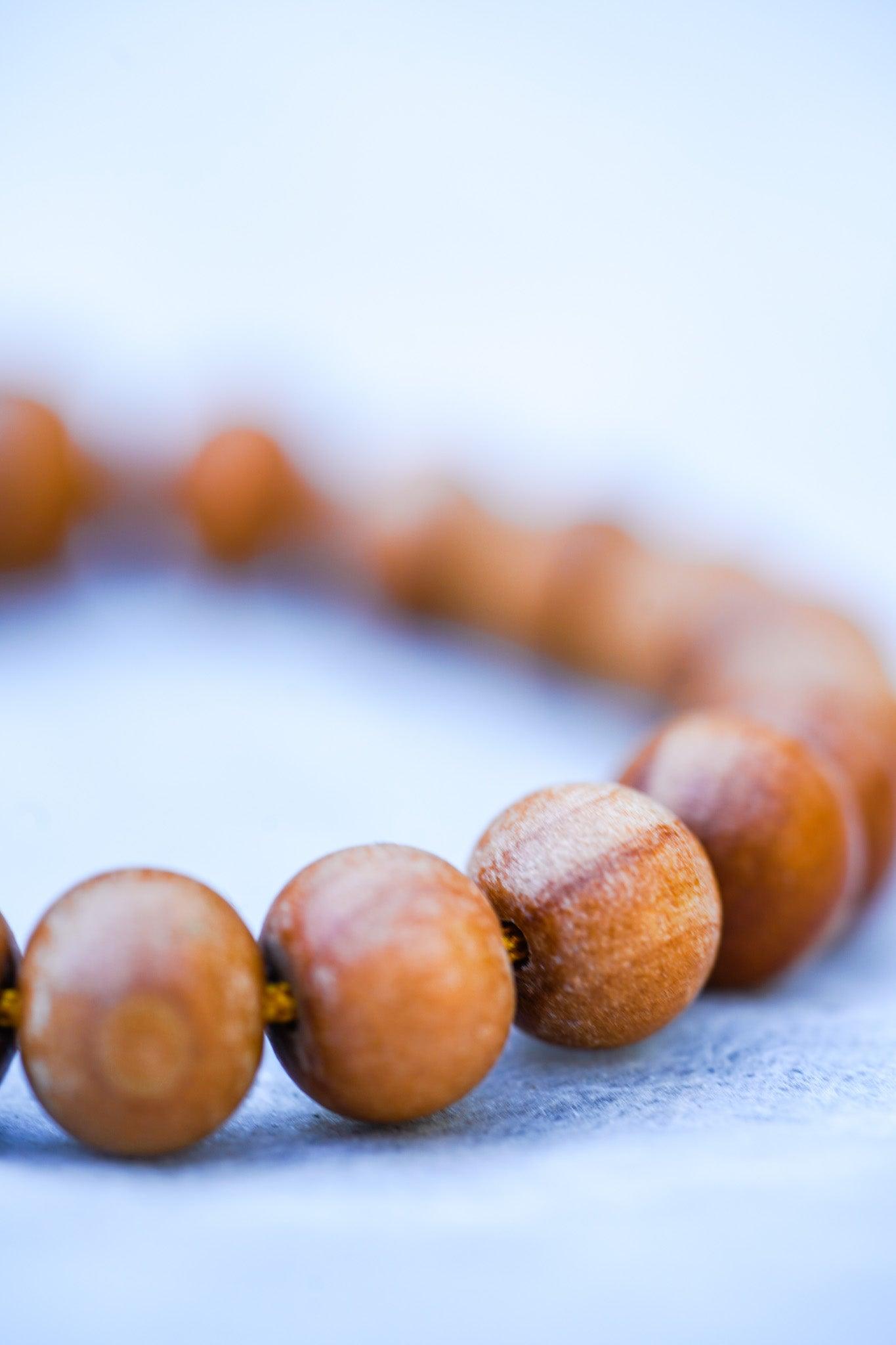 Sandalwood is a sacred wood with a lovely aromatic scent that is excellent for staying present and alert during meditation, which makes it wonderful for ritual and spiritual practice.  Its fragrance is said to transform desires, and also to bring emotional balance.