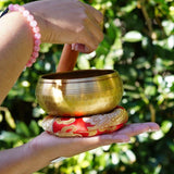 Vajra singing bowl hand hammered tibetan bell