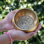Vajra singing bowl hand hammered tibetan bell