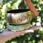 singing bowl for chakra healing and meditation