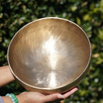 Large singing bowl for sound meditation