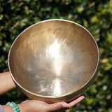 Large singing bowl for sound meditation
