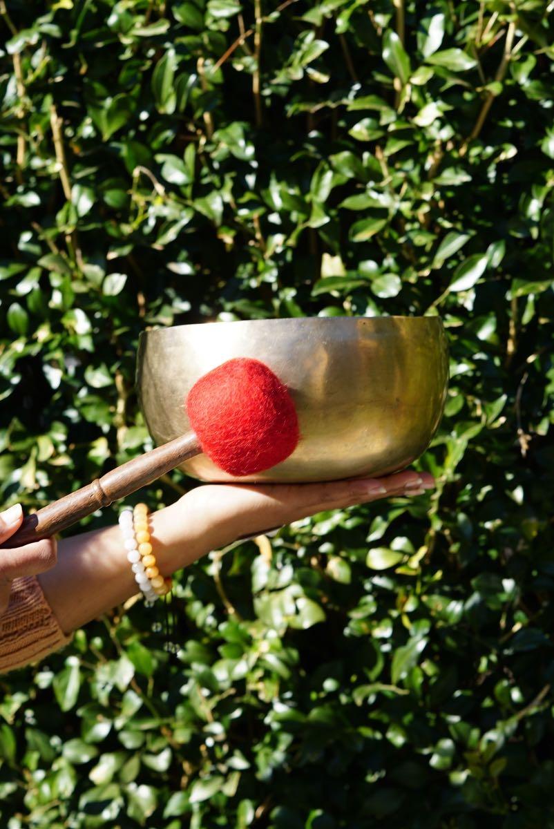 Antique Singing Bowl for sound healing and meditation