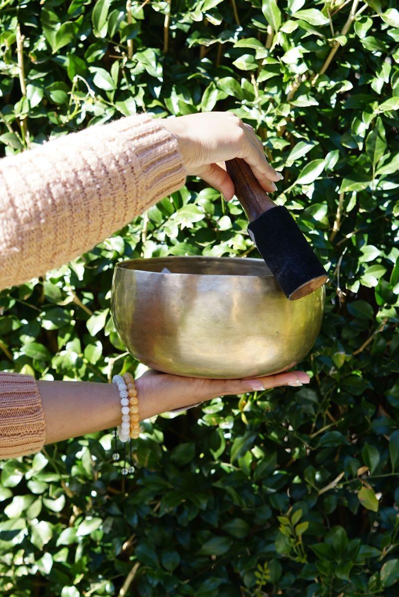 Antique Singing Bowl for sound healing and meditation