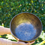 hand hammered singing bowl for sound meditation