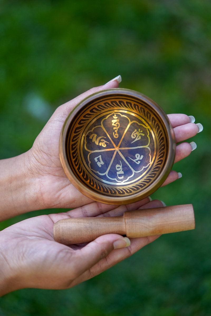 OM Mani Padme Hum Singing bowl - HimalayasShop