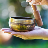 OM Mani Padme Hum Singing bowl - HimalayasShop