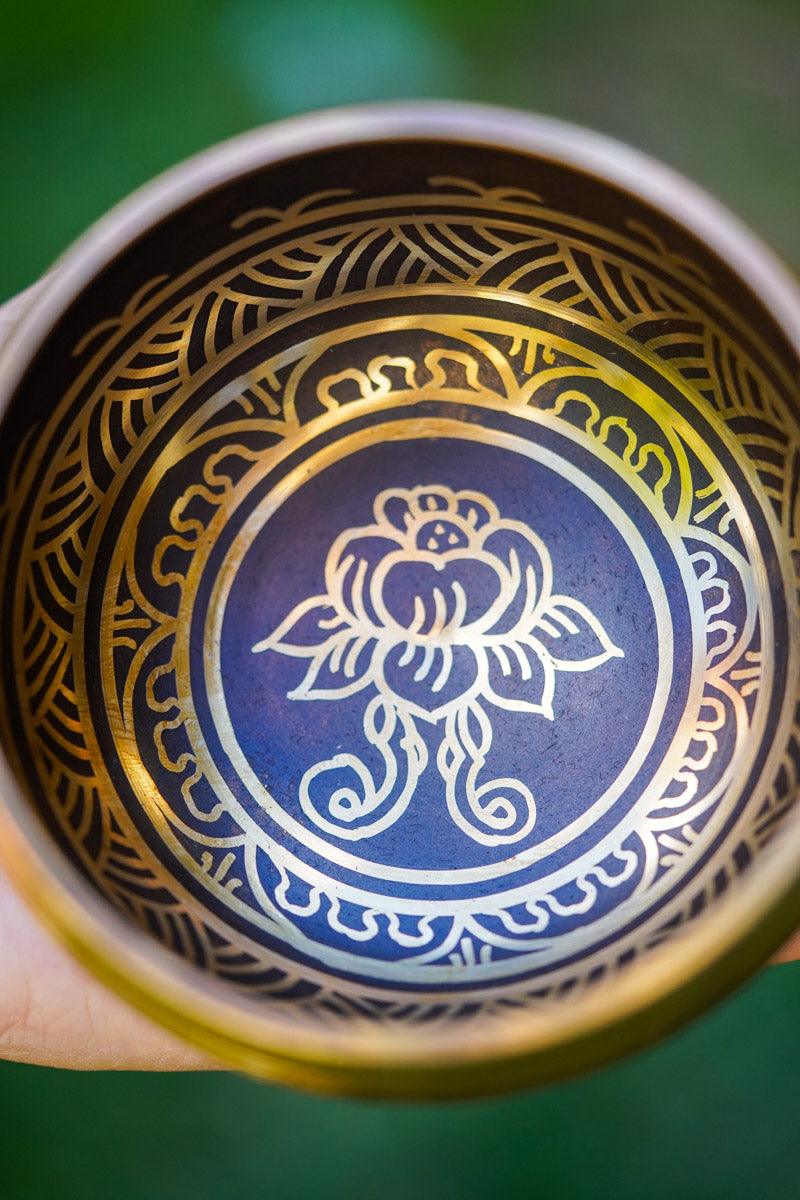 Lotus singing bowl - HimalayasShop