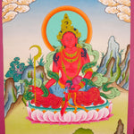 Tichanga Tibetan thangka art on canvas for wall hanging and wall decor