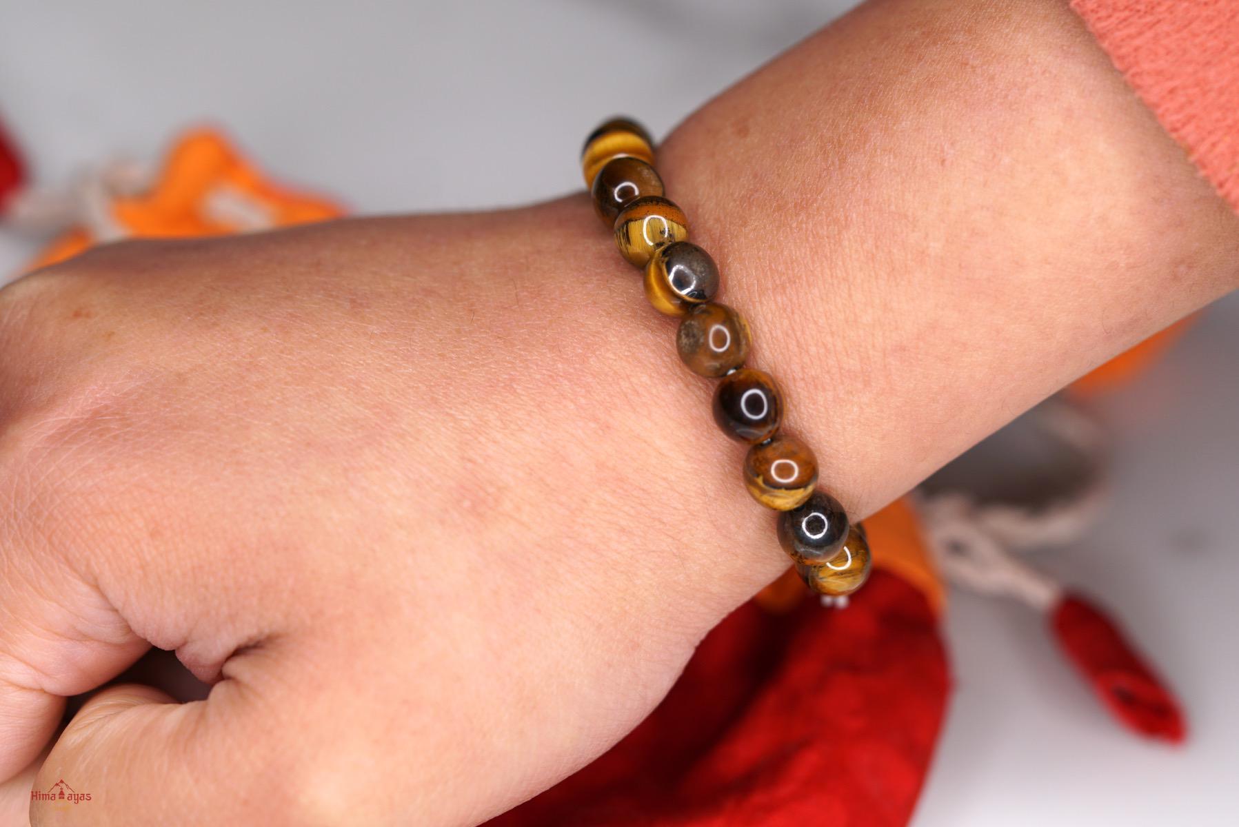 Real Tiger eye Unisex Bracelet for sale