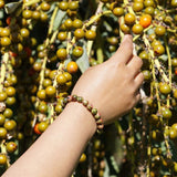 Unakite is said to be a stone of vision, opening the third eye and useful for scrying. It is also believed to be a stone of balance, grounding the self while bringing emotions and spirituality together.