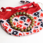 Unakite is said to be a stone of vision, opening the third eye and useful for scrying. It is also believed to be a stone of balance, grounding the self while bringing emotions and spirituality together.