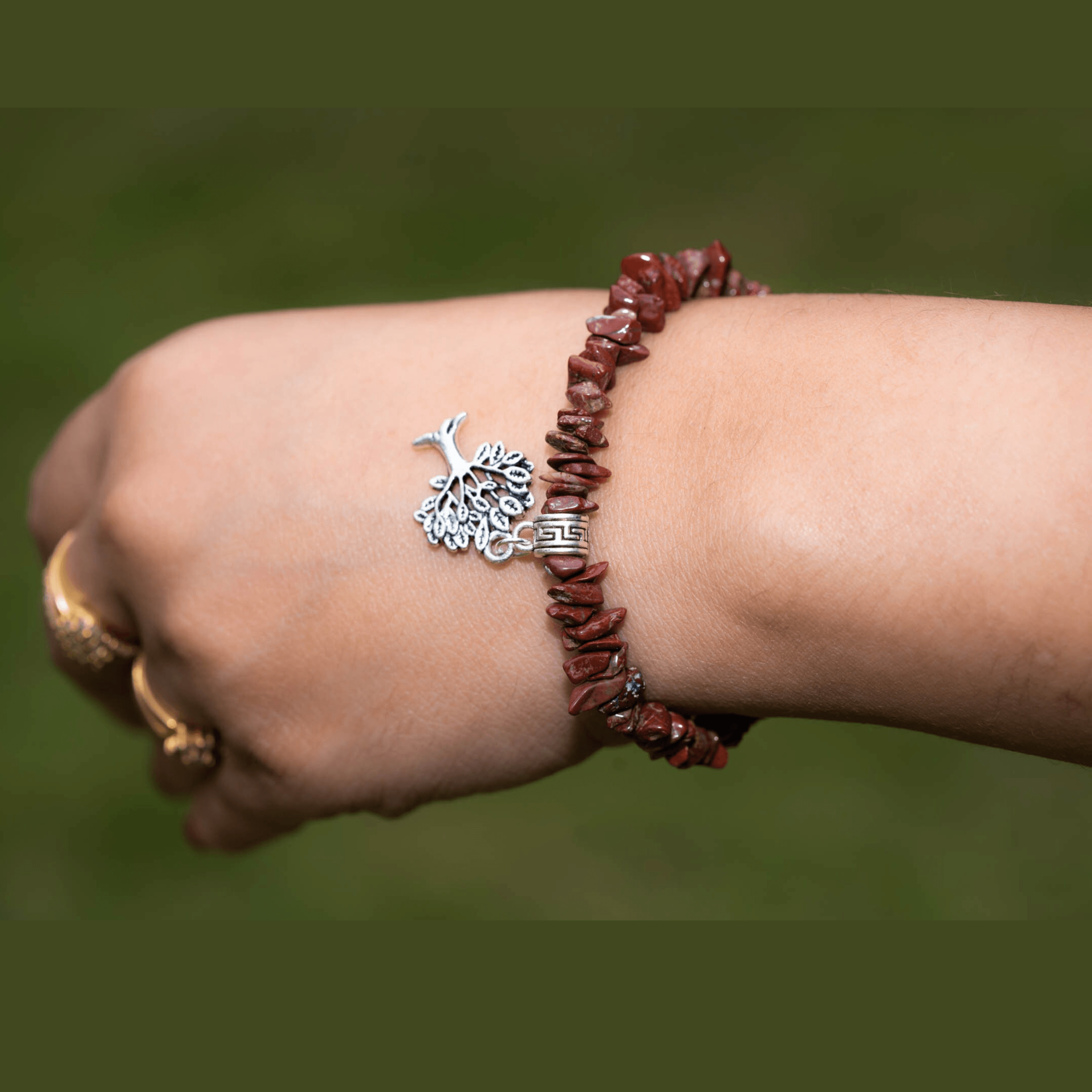 Jasper Chip Bracelet - Himalayas Shop