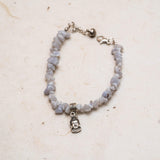 White Jade Gemstone Chip Bracelet - Himalayas Shop