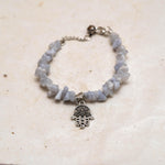 White Jade Gemstone Chip Bracelet - Himalayas Shop