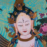Thangka Painting of White Tara - Himalayas Shop