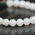 White Jade Natural Stone Bracelet