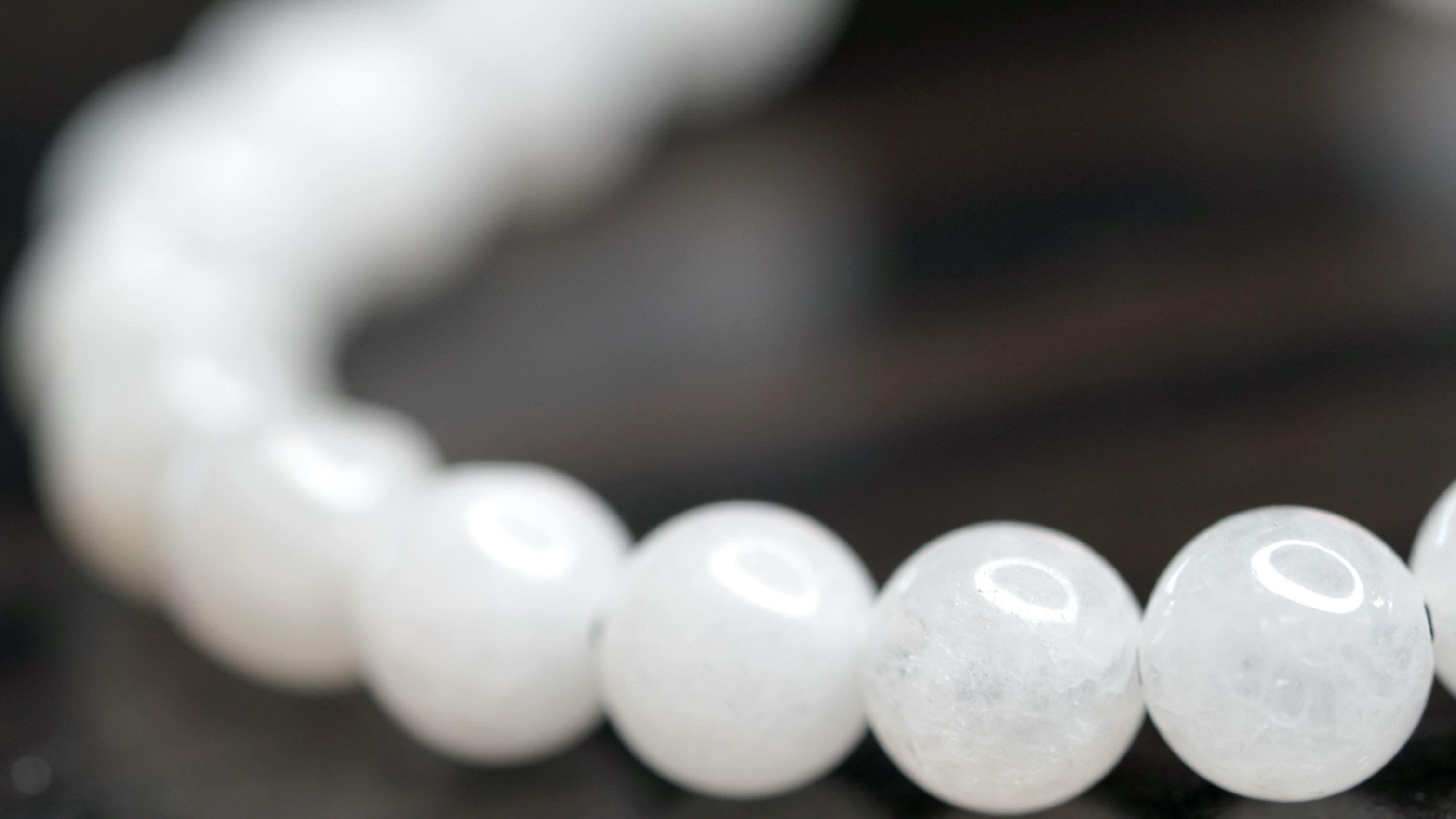 White Jade Natural Stone Bracelet