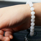 White Jade Natural Stone Bracelet