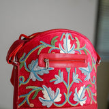 Shoulder Handbag with Floral Embroidery - Himalayas Shop