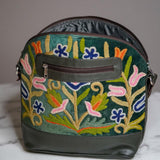 Shoulder Handbag with Floral Embroidery - Himalayas Shop