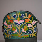 Shoulder Handbag with Floral Embroidery - Himalayas Shop