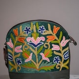 Shoulder Handbag with Floral Embroidery - Himalayas Shop