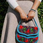 The sustainable environment friendly bags for every day uses, crafted with exquisite floral hand embroidery.