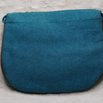 Beautiful handmade women's crossbody bag with floral embroidery design for chic boho style.