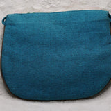 Beautiful handmade women's crossbody bag with floral embroidery design for chic boho style.