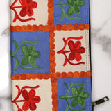 Beautiful handmade wristlet purse with Kashmiri embroidery for everyday use.
