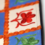 Beautiful handmade wristlet purse with Kashmiri embroidery for everyday use.