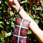 Beautiful handmade wristlet purse with Kashmiri embroidery for everyday use.