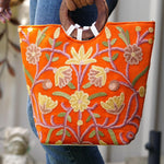 Unique style tote bag with hand embroidery, easy to carry and stylist design