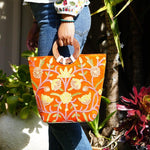 Unique style tote bag with hand embroidery, easy to carry and stylist design