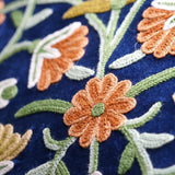 A classic women's tote bag, crafted with beautiful cashmere floral embroidery to give it a chic stylish look.