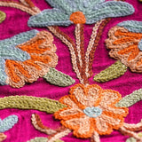 A classic women's tote bag, crafted with beautiful cashmere floral embroidery to give it a chic stylish look.