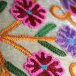 A stylish women's tote bag with floral pattern, crafted ethically from Himalayas.