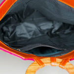 Beautiful hand embroidered tote bag with bright and multi-colour embroidered floral patterns.