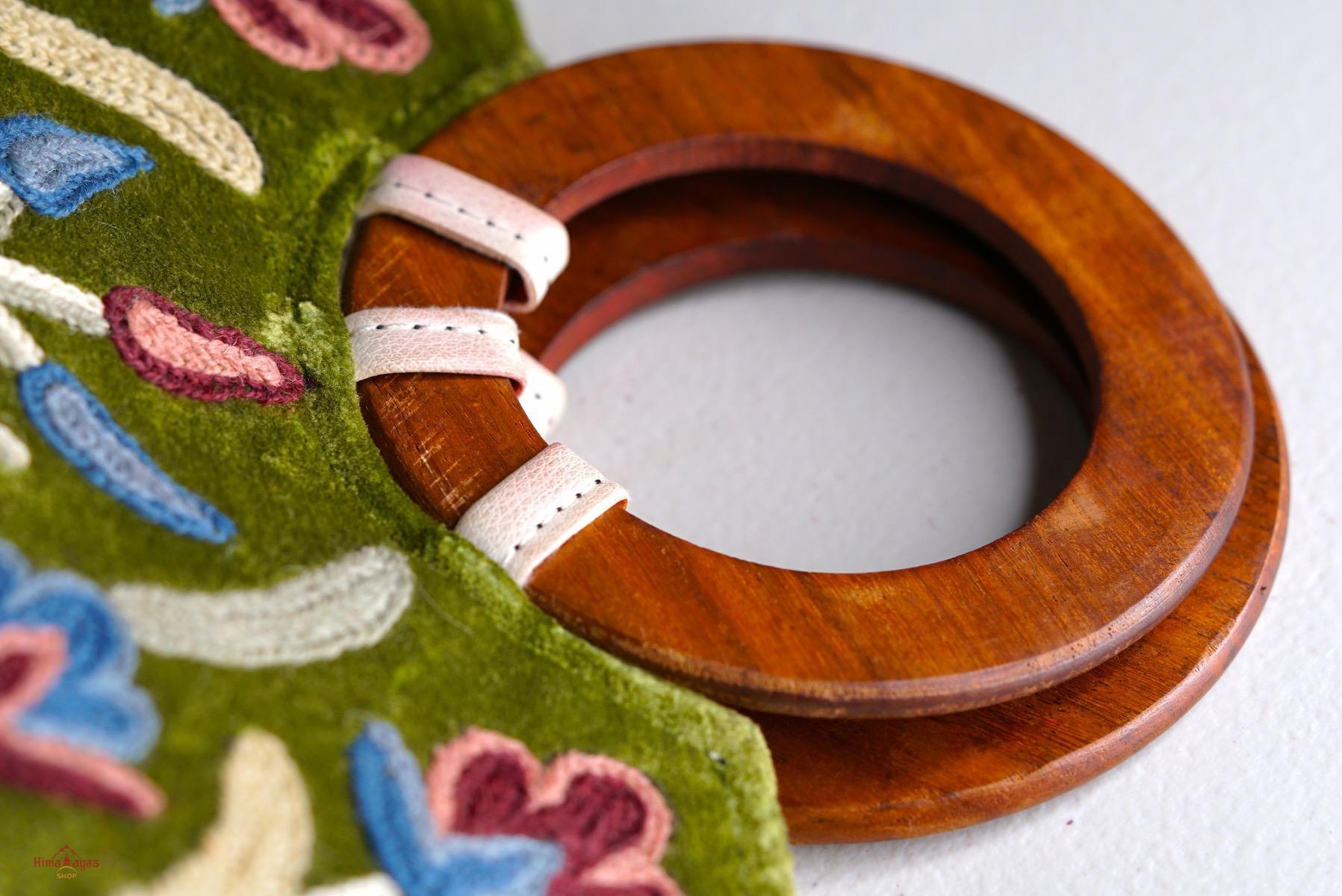 A stylist women’s Tote bag for everyday use, handmade and kashmiri embroidery design for boho style.