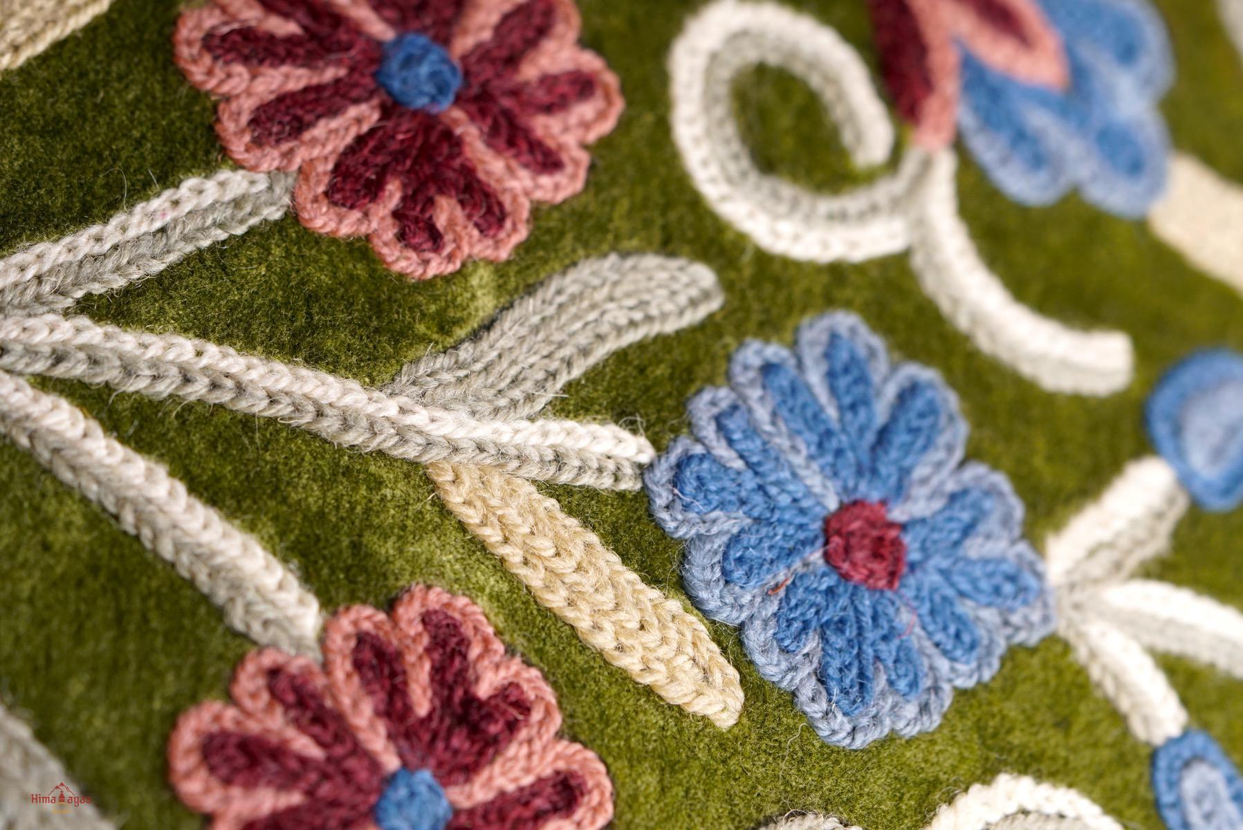 A stylist women’s Tote bag for everyday use, handmade and kashmiri embroidery design for boho style.