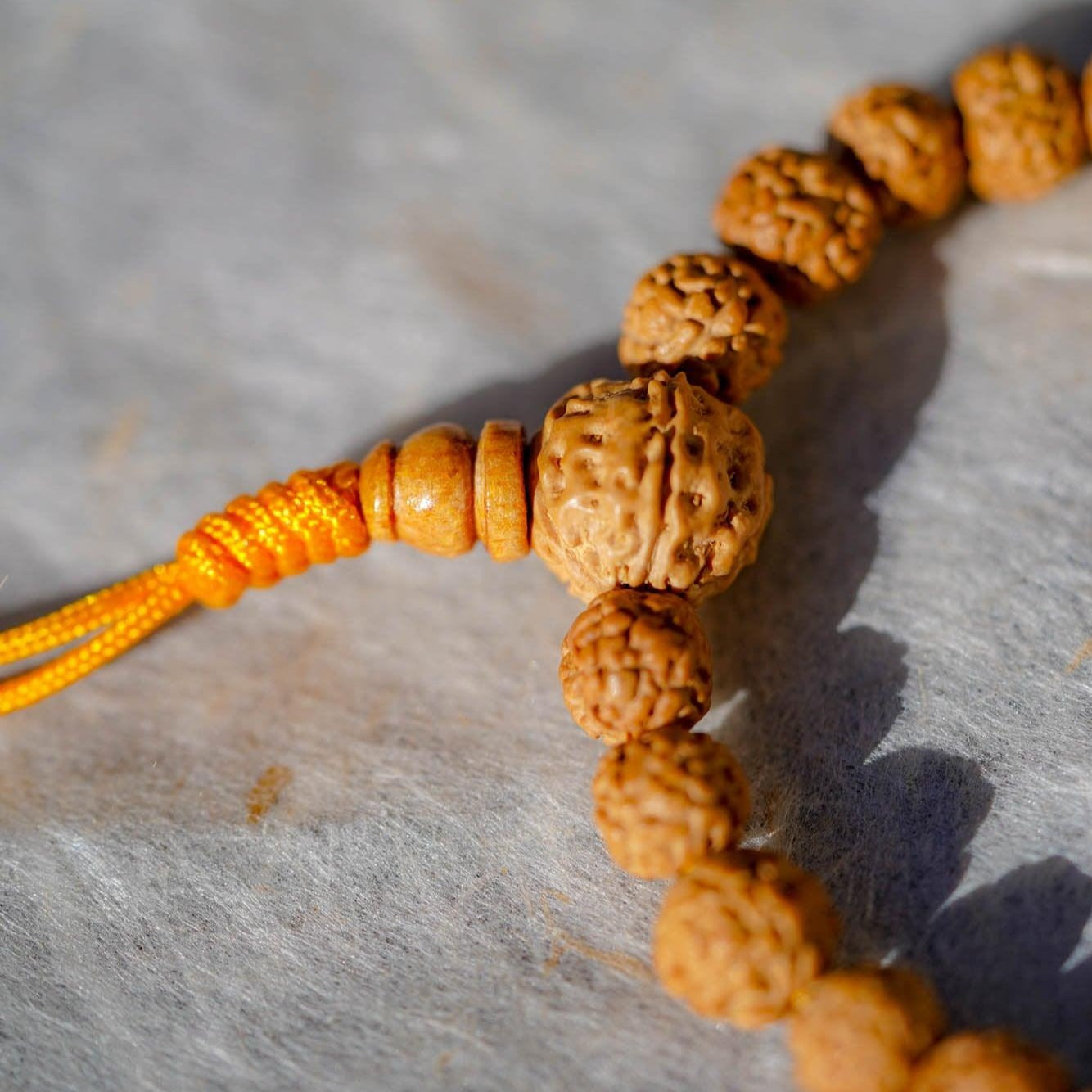 Natural Rudraksha Bead Bracelet - Unisex Bracelet for Spiritual and Yoga Person - Meditation & Healing wrist mala from Himalayas | Shiva