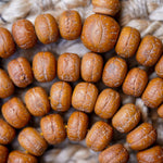 Natural Bodhi Bead Wrist Mala close up
