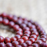 Rosewood Mala close up