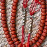 Vajra & Bell Dorje Bodhi Mala close view