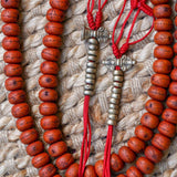 Vajra & Bell Dorje Bodhi Mala close view