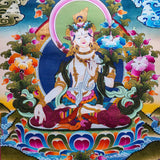 High quality White Tara Thangka