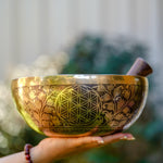 White tara Singing Bowl large size