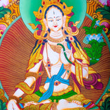 White Tara Thangka - Liberator For Meditational Practice and Spiritual Gifts