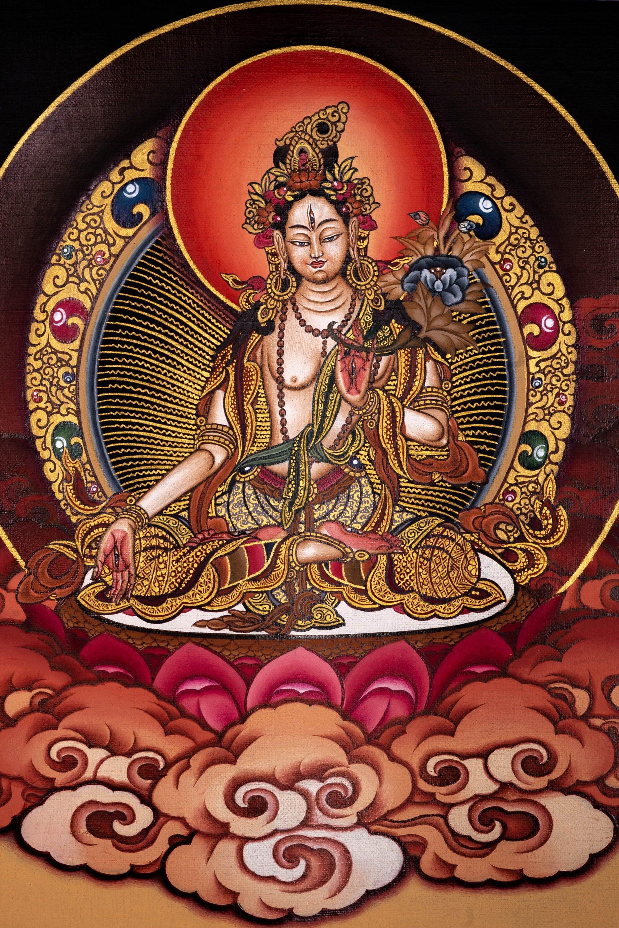 White Tara Bodhisattva Painting | Free Shipping